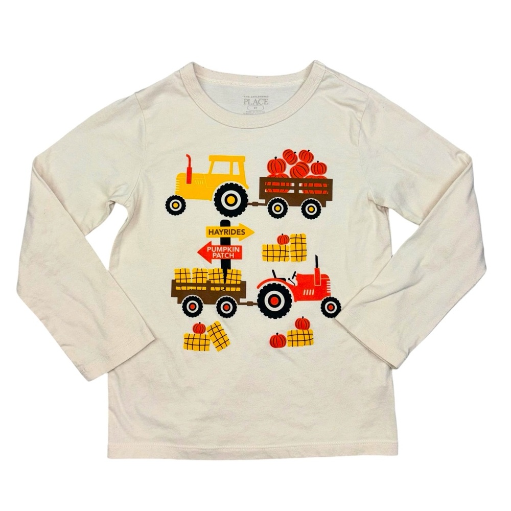 The Children’s Place Fall Pumpkin Patch Hayride Long Sleeve Shirt 5T